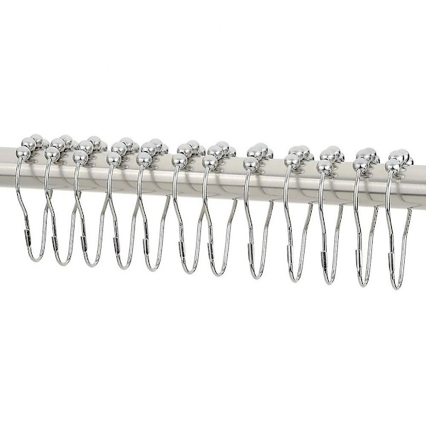 12 stk. Metal Rustfrie Perler Bruseforhængskroge Ring Hjem B