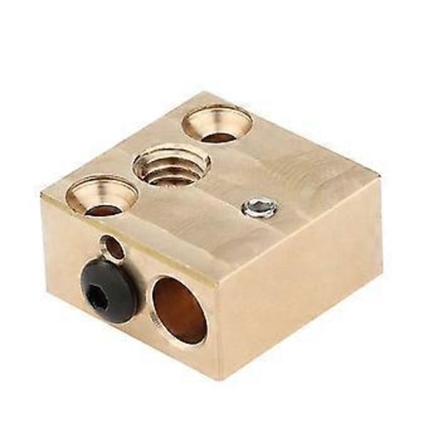 Premium Mässingsvärmeblock Speciellt för CR10/ för E3D V6 3D-skrivare Extruder