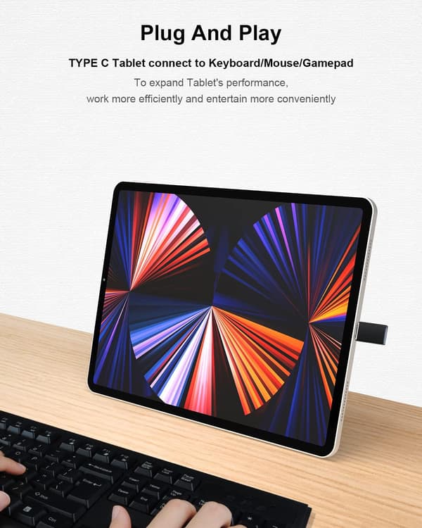 4 kappaletta USB C - USB -sovitinta, Type C - USB 3.0 -sovitin USBC -puoli-