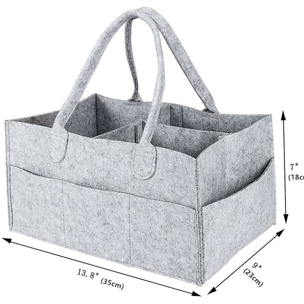 Foldbar Baby Ble Skifte Caddy Organiser Bærbar Vuggestue Opbevaringskurv
