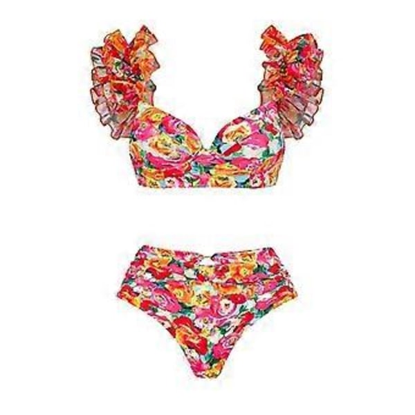 2025 Ny Push-up Bikini Sexy Høy-Taljet Todelt Badedrakt For KvinnerL L