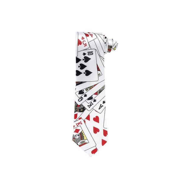 Herre slips med pokerkort