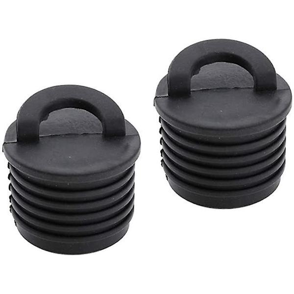 4 stk. Tråd Bådstops til Kajak Kano Marine Udskiftningstilbehør, Gummi Kajak Scupper Plug Kit Drænhuller Propper