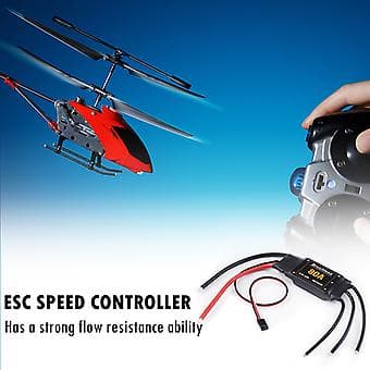 RC ESC, 80A 2-6S børsteløs elektronisk hastighedsregulator med UBEC til fly