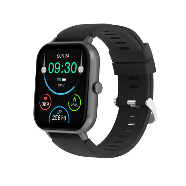 Zl54c Smart Watch Herr Dam Sport Fitness Tracker Sömnpuls Ip67 Vattentät Bluetooth Smartwatch（Svart）