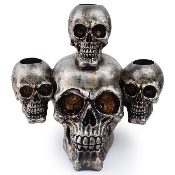 1 stk. Resin Skull Head Adornment Model Kreativ Dekorativ Hallowee