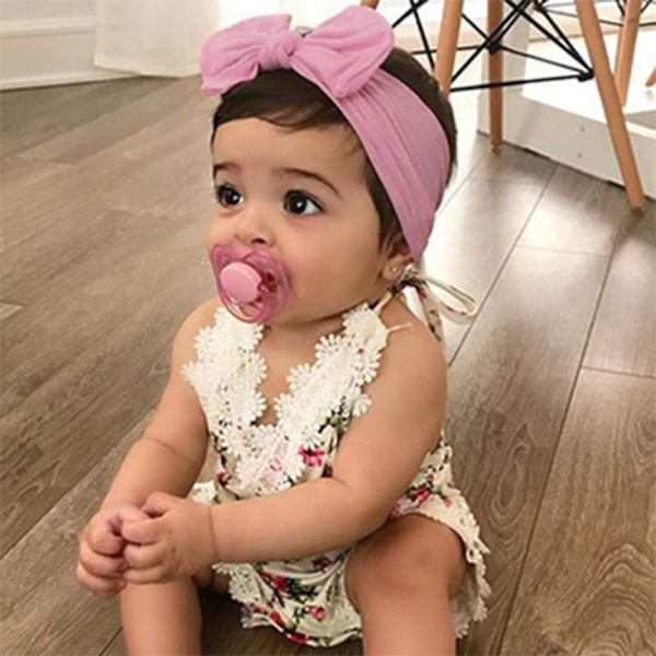 5 stk Baby Hårbånd Baby Jente Hårbånd Hårbånd Sløyfe Hårbånd Hårbånd Tilbehør Baby Jente Småbarn Turban Hårbånd