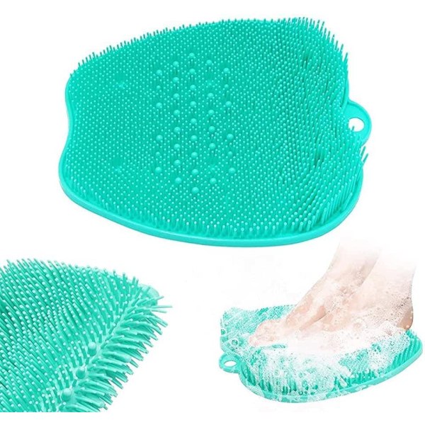 Vert, brosse à pied frotter douche nettoyer, exfolier, masser les