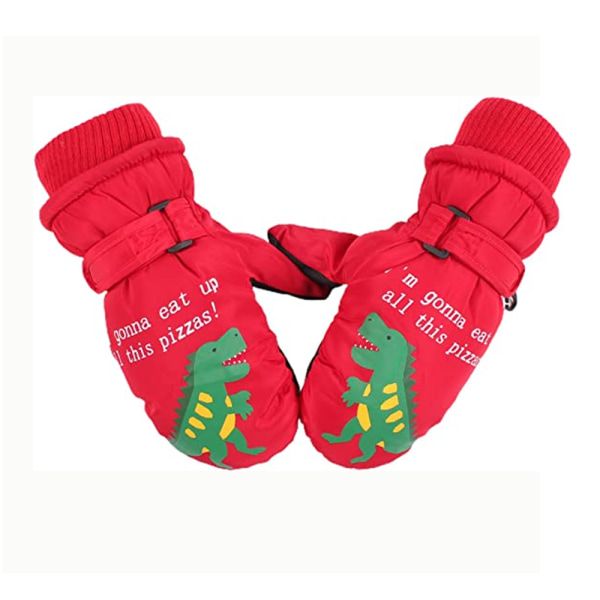 Dinosaur Baby Handsker Vinter vandtætte handsker til drenge piger