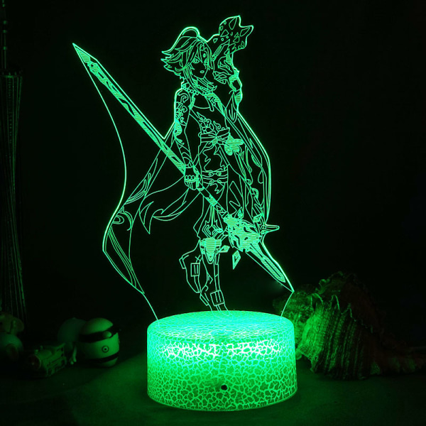 Yuanshen acrylic 3D night light wholesale usb plug-in atmosphere