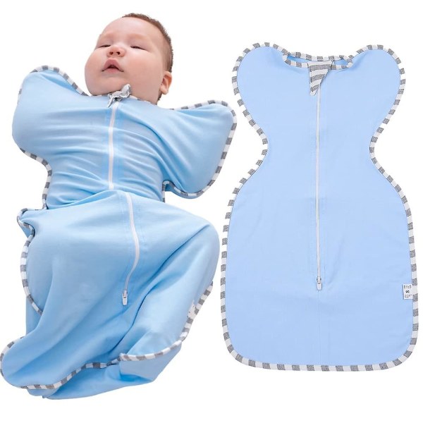 Baby Swaddle Tæppe Bomuld Baby Swaddle Wrap Nyfødt Swaddle Tæppe 0-3 Måneder（L 1）