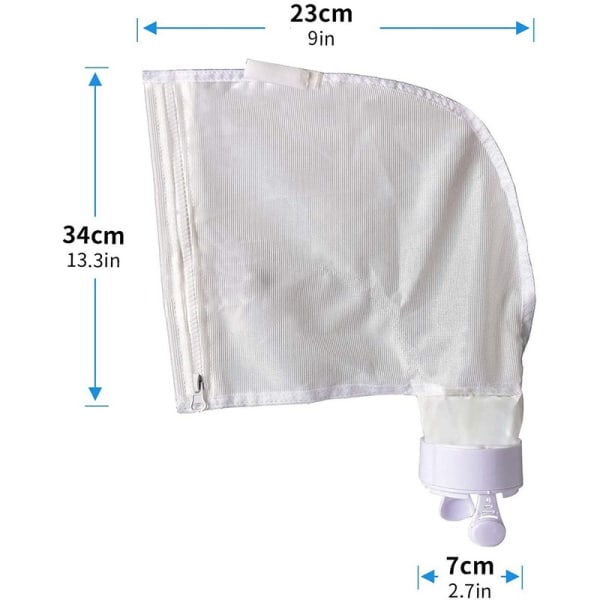 Pool Cleaner Bag, Replacement Zippered Nylon Pouch for 280 and 48