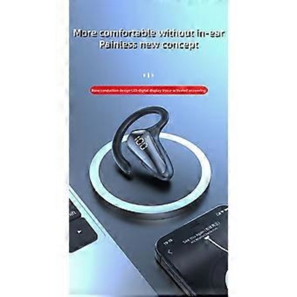 Bluetooth 5.2 -kuulokkeet TWS langattomat nappikuulokkeet Stereo-kuulokkeet Korvakoukulla