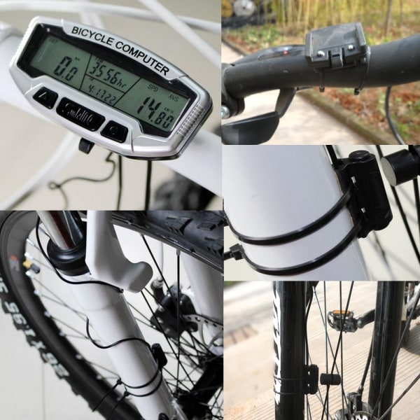 Cykelcomputer (1 stk.) cykel speedometer lokomotiv