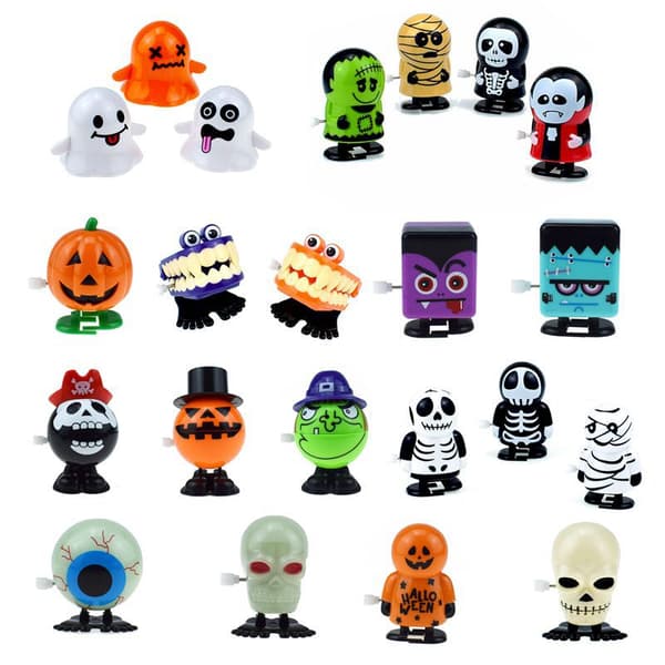 20 Halloween Clockwork Legetøjssæt, Halloween Festgaver, Snackposefyld, Gaveposefyld, Præmier stil 4 stye 4