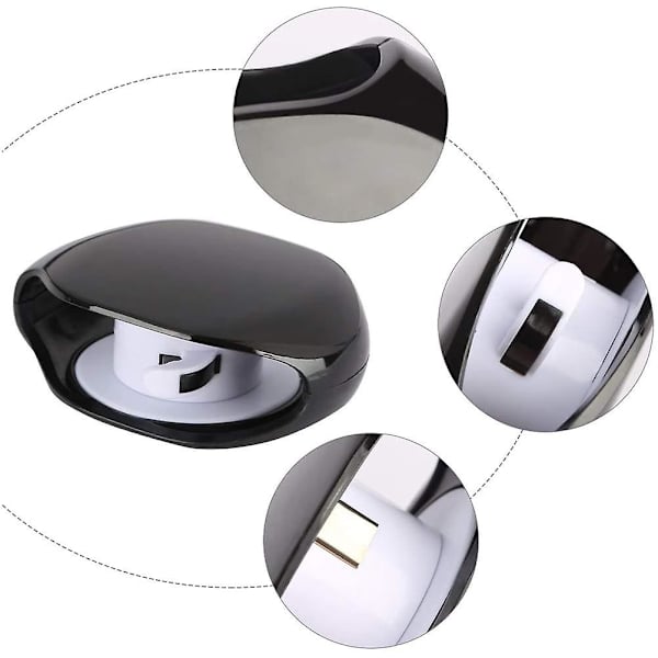 1 X Automatisk kabelorganisator, bobbinlindare smart wrap hörlursförvaringsbox, indragbar sladd
