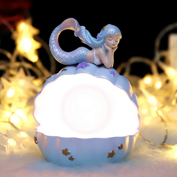 1 Pack Mermaid Model Creative Night Light Birthday Gift Ornament