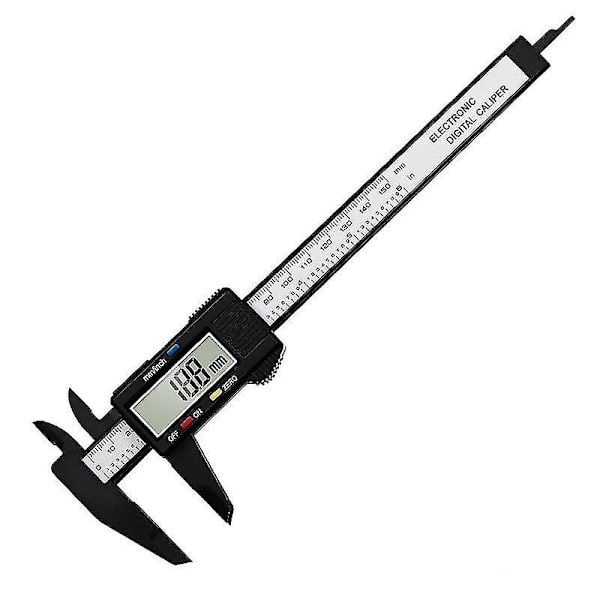 Elektronisk Digital Skjutmått Elektroniskt Nonie Skjutmått 150mm 0,1mm Skjutmått Mikrometer Digital Linjal Mätverktyg Plast