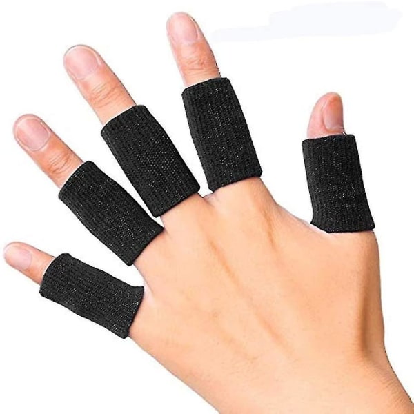 Sport Basket Finger Skyddsskydd-svart 10 st