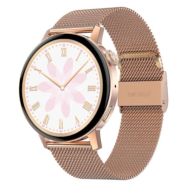 Dt3mini Bluetooth-opkald Gps Motion Alipay Pulsmåler Split-skærm Smart Watch（Sort læder）