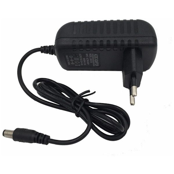 AC-adapter, strömadapter 12V för diskersättning