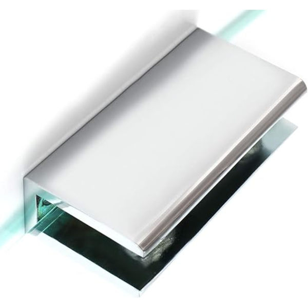 Glassklemme Glasshylle Brakett Vegg Hylle Brakett Dørhengsel, 8-