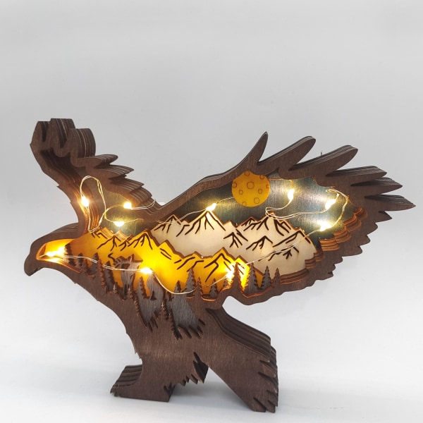 Wooden Eagle Decorations Festival Home Decoration Party Decoratio