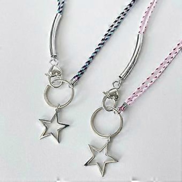 Mini Metallirengas Tähtikaulakoru Solisluuketju Temperamenttinen Choker Punottu Köysikaulakoru Statement-koru Kaulaketjut Style 3