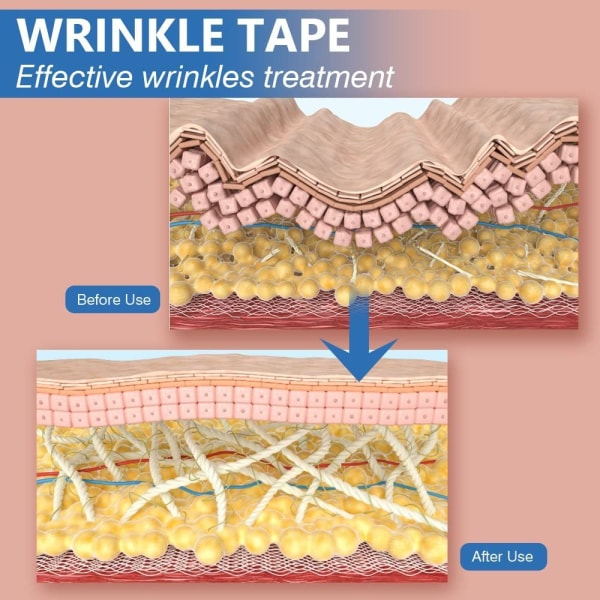 Facial Care Wrinkles Schminkles - Multifunktionel Ansigts Tape