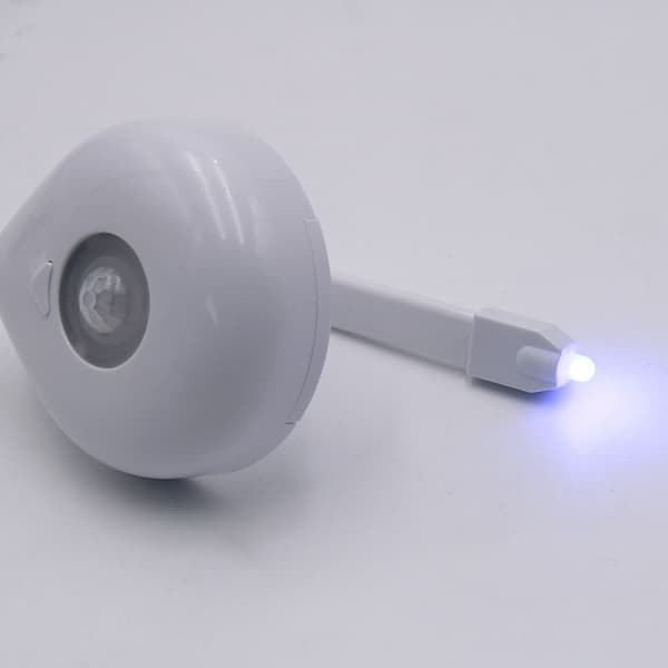 LED Toalett Sensor Lys Menneskelig Toalett Sensor Perforert Husholdning