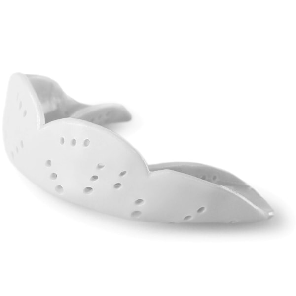 Mundbeskyttere Aero 1.6mm Custom Fit Sports Mundbeskytter Til Ungdom/voksne, Nextgen One Size（Hvid）