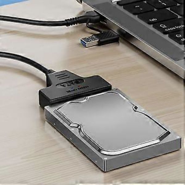 Højhastigheds 2,5 tommer til USB-kabel Plug & Play Adapter Harddiskadapter til ubesværet data backup og overførsel
