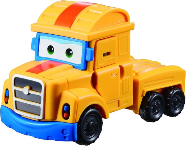 POPPA WHEEL Transformerende Legetøjsbil og Robot Actionfigur, Carto