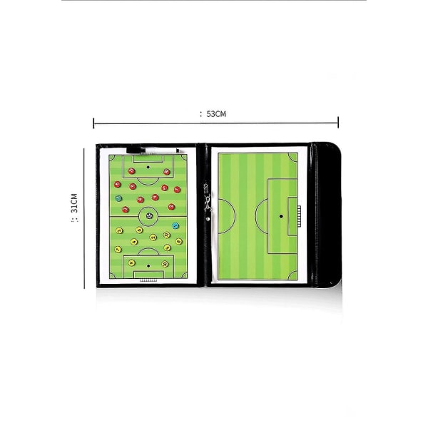 54cm sammenleggbar magnetisk taktikktavle fotballtrener taktikktavle fotballkamp fotballtrening taktikk Clpboard