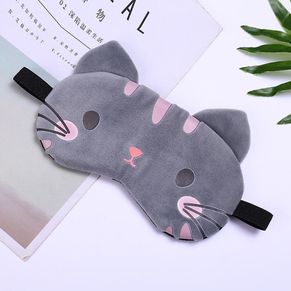 Blackout Eye Mask Grey Kitten