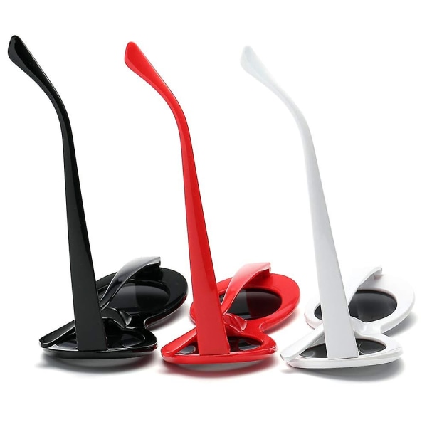 Ovale Mod Retro Vintage Solbriller Runde Linser（Gule）