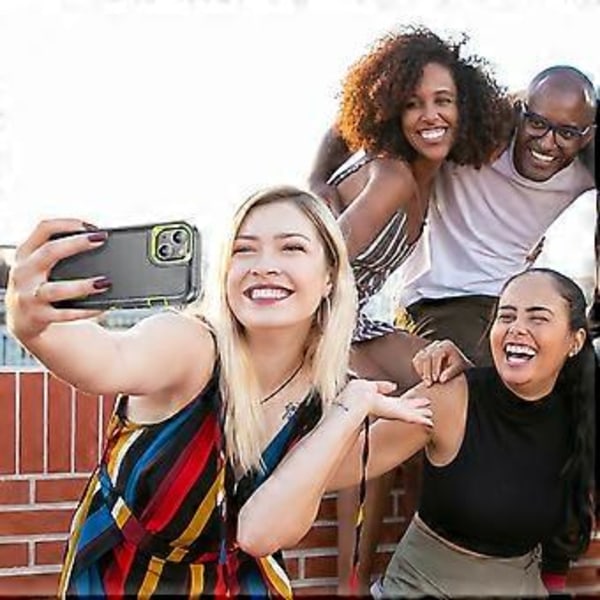Til Apple iPhone 13 Pro, faldsikker beskyttelsesetui, Pendlerserie, Grå/Grøn