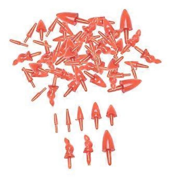 Snemand Næser, Jule Snemand Lav Tilbehør DIY Håndværksartikler Julemandsdukker Assorterede Sikkerhedsnæser Julepynt 220PCS