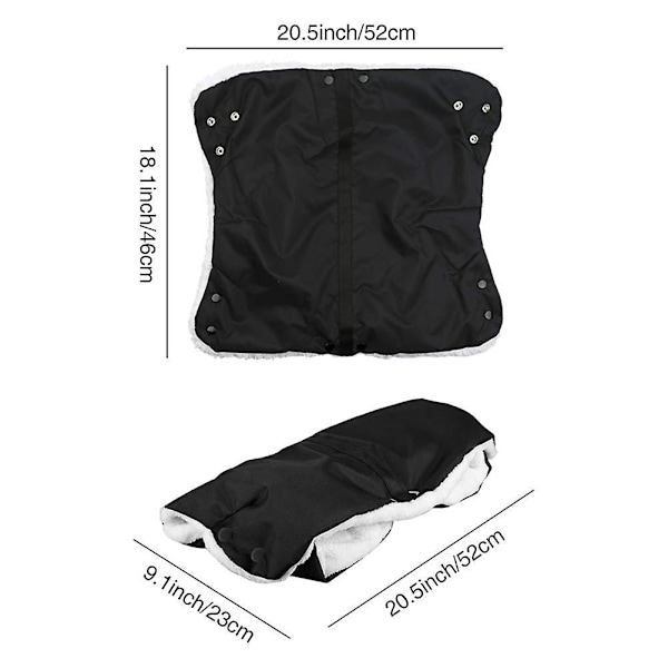 Baby Pushchair Pram Stroller/buggy Baby Carriage Fleece Hand Muff
