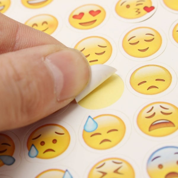 Emoji-klistermärken (12 sidor) Emoji-klistermärken
