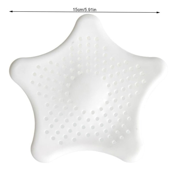 2pcs Starfish silicone kitchen floor drain, 15cm