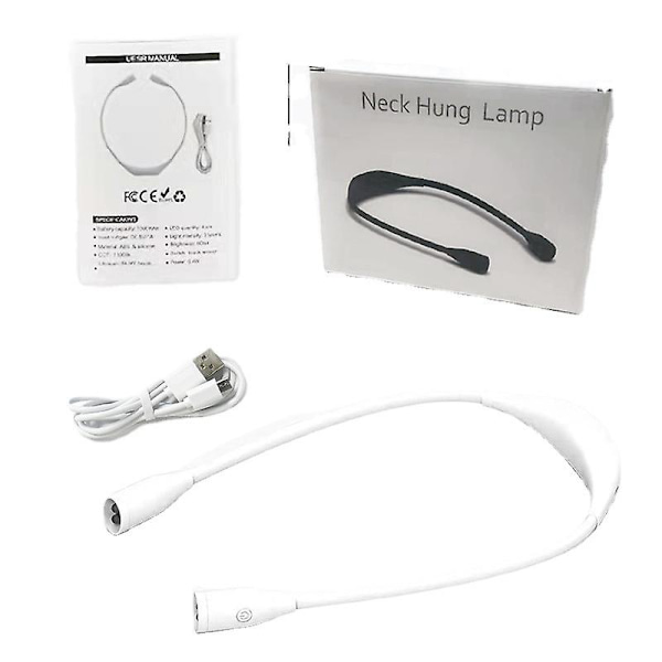 Uppladdningsbar LED-boklampa, läslampor för böcker i sängen på natten, superljusa LED-lampor, ljusstyrning för läsning