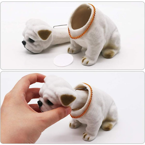 Bobble Head, Bildekoration Nickande Hundprydnader Hög Emulering