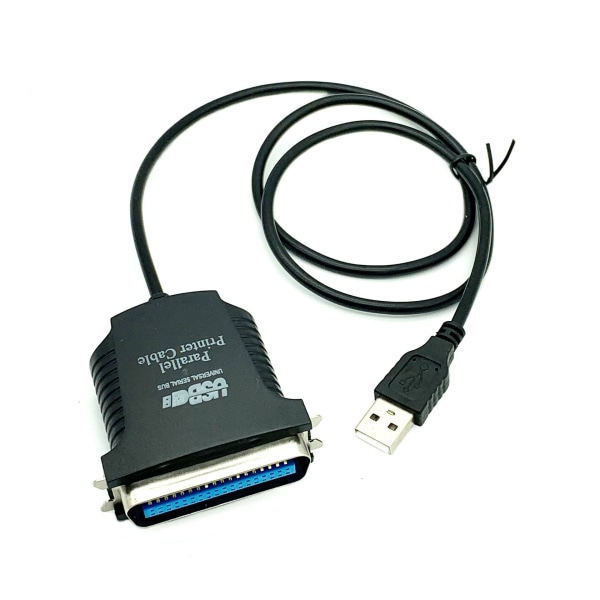 USB til parallel port printerkabel 1284 CN36 pin forbindelses-/overførselskabel IEEE datakabel