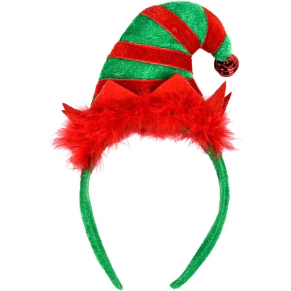 Elf Hat Pandebånd Jul Halloween Holiday Party Sød hårbøjle