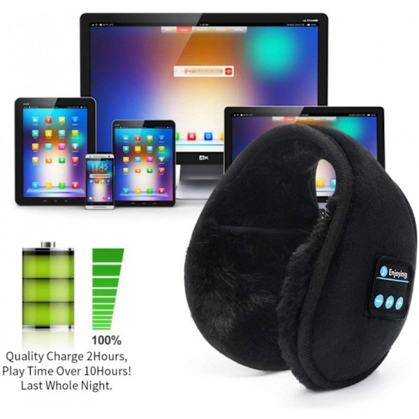 Bluetooth musikk ørevarmere, bomull Bluetooth