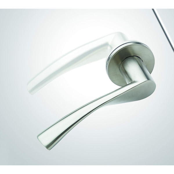 304 stainless steel sanding precision solid door handle fireproof