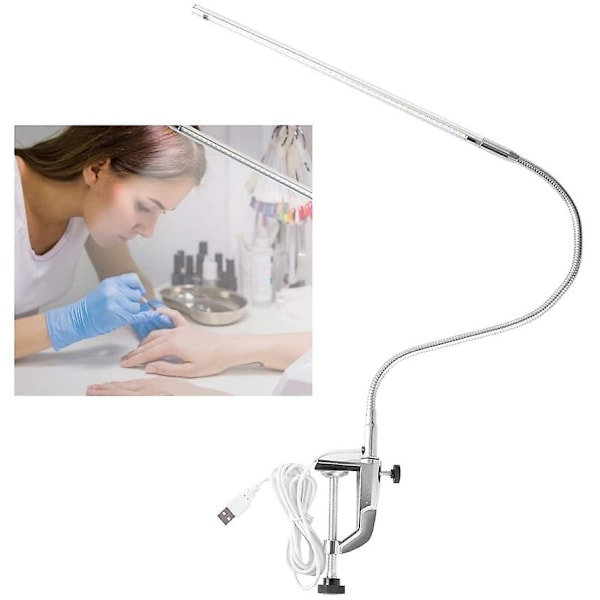 Led skrivebordslampe, Led klipslys neglebordlampe, justerbar manicure bordlampe Led neglelampe