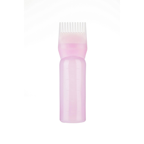 3 st Root Comb Applicator Flaska Tom Flaska Hår Färg Flaska Dispensering Påfyllningsbar Hår Färgning Färgning Flaskor Frisör Styling Verktyg För Salong Rengöring