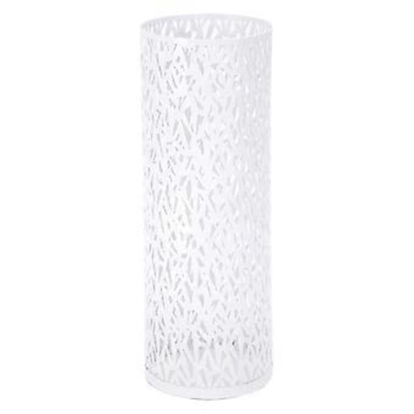 Metallförvaringshink för paraplyer & torkade blommor – Vit 42cm x 15cm